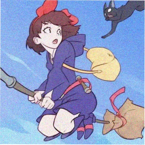 UP主潜望镜的圆形头像插画